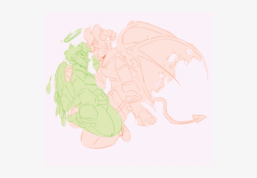 Svg Library Stock Ew Demons Au Tumblr - Eddsworld Angel Au, transparent png
