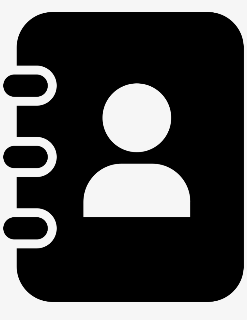 Notebook Of Contacts Comments - Contacts Symbol, transparent png