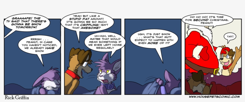 Second Christmas Has To Be Declared After Epiphany, - Housepets Grape X Peanut Comics, transparent png
