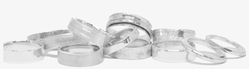 Wedding Rings Black And White - Jewellery, transparent png