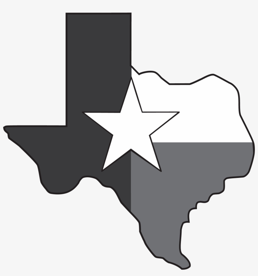 Black & White Lone Star Audio Logo - Portable Network Graphics, transparent png