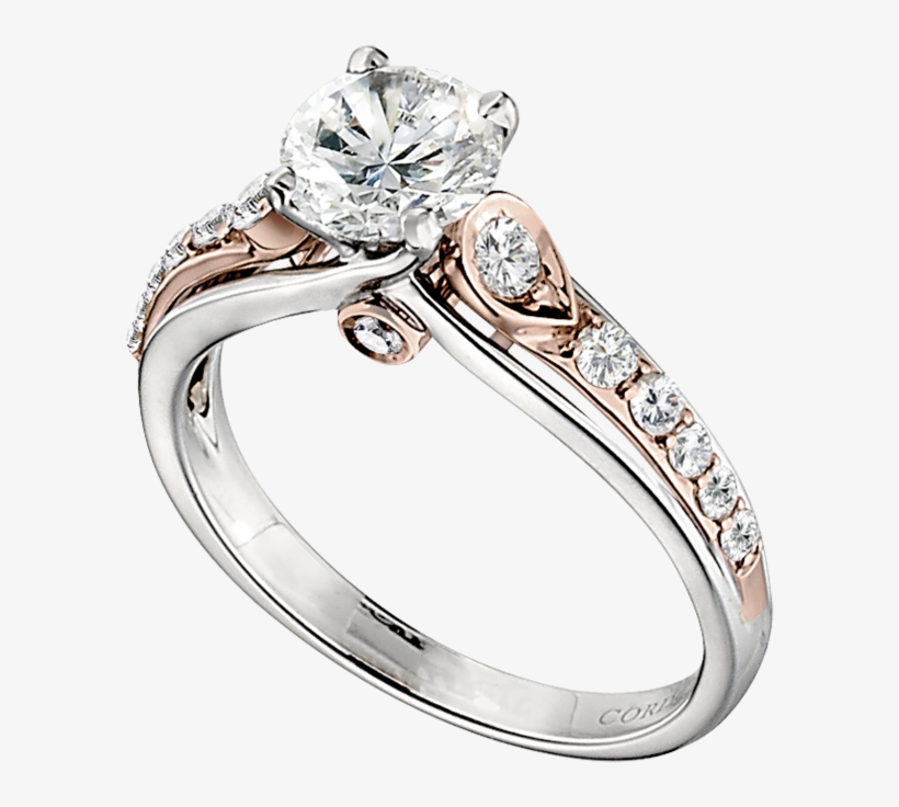 Diamond Engagement Ring - Ring, transparent png