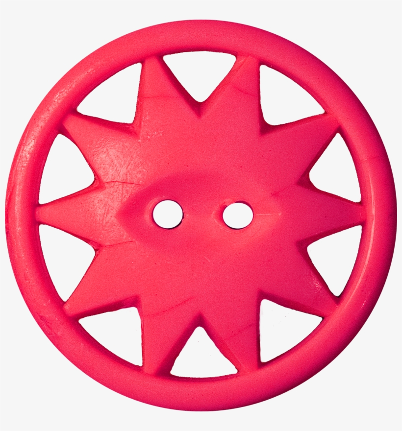 Button With Ten-pointed Star Inscribed In A Circle, - Circle, transparent png
