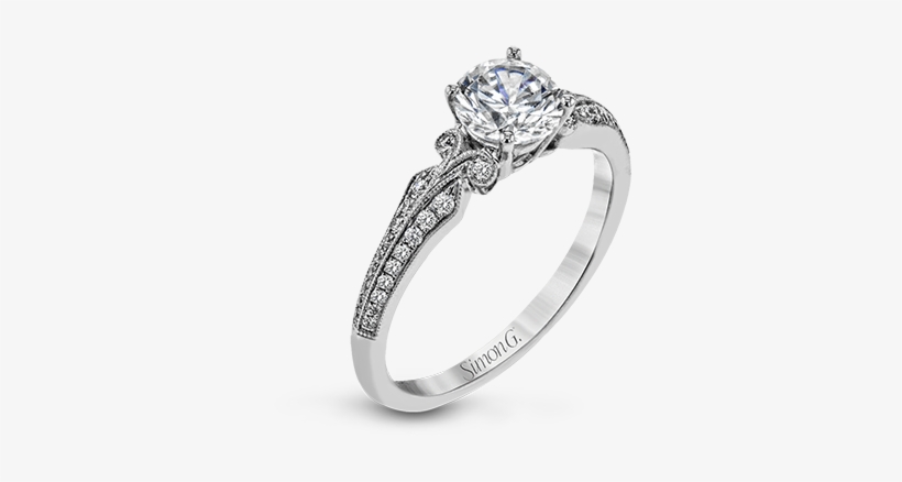 Tr717 Semi 18k Ring - Sylvie Engagement Ring, transparent png