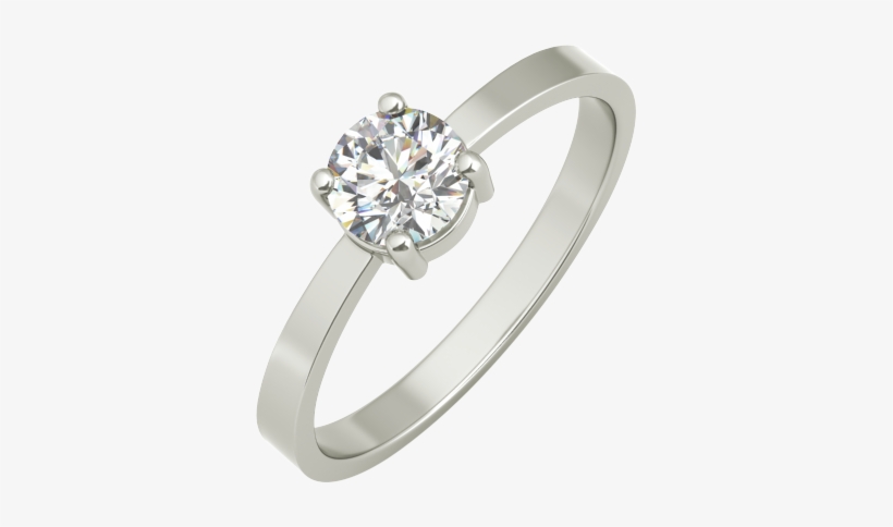 Monica Sterling Silver Engagement Ring - Engagement Ring, transparent png