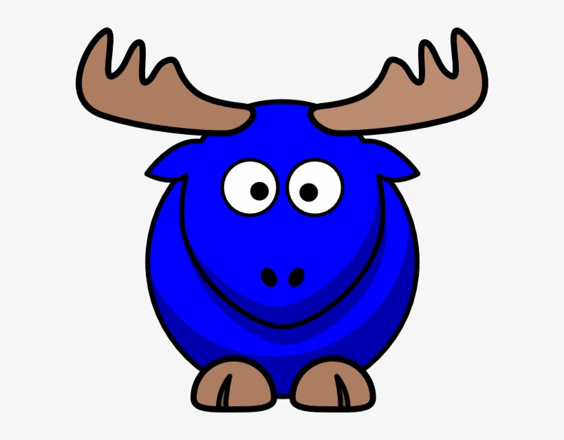 Moose Cartoon - Cartoon Moose, transparent png