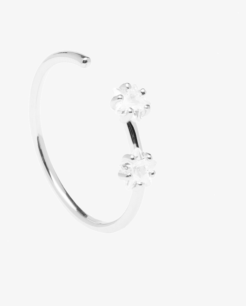 Vela Silver Ring - Silver, transparent png