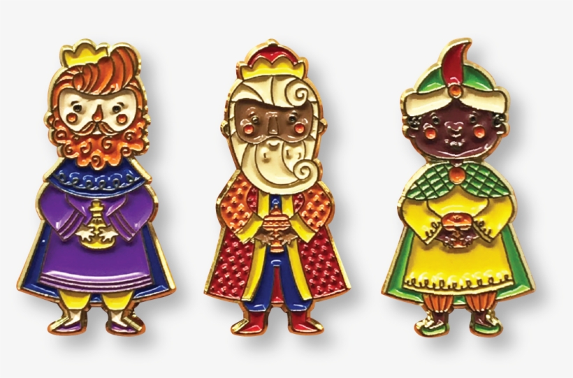 Reyes Magos Lil' Pins - Biblical Magi, transparent png