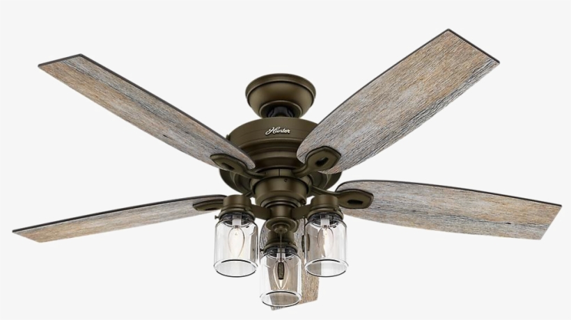 Ceiling Fan Png Transparent Hd Photo - Hunter 53331 Crown Canyon 52 In. Indoor Regal Bronze, transparent png
