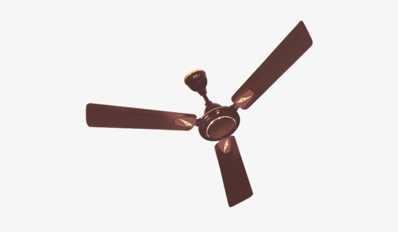 Brown Colour Ceiling Fan, transparent png