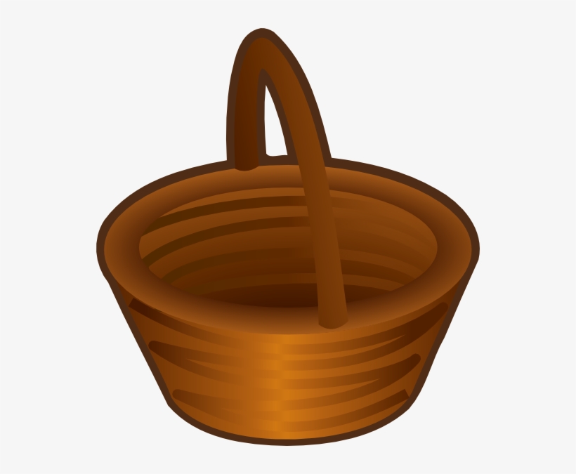 Shopping Basket Clip Art At Clker - Basket Clip Art, transparent png