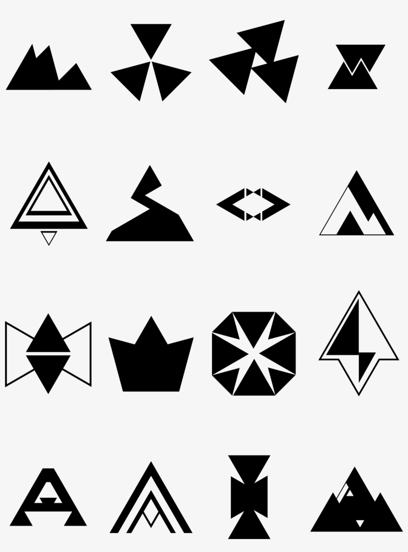 16 Triangulos - Triangle, transparent png