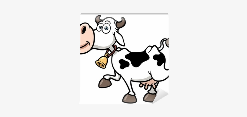 Vector Illustration Of Cartoon Cow Wall Mural • Pixers® - Cartoon Cows, transparent png