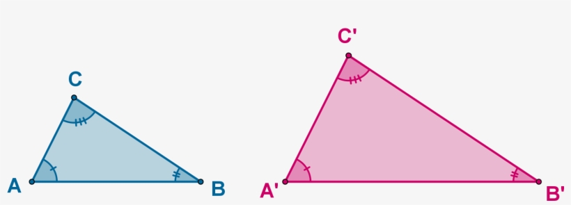 Triángulos En Posición De Thales - Triangle, transparent png