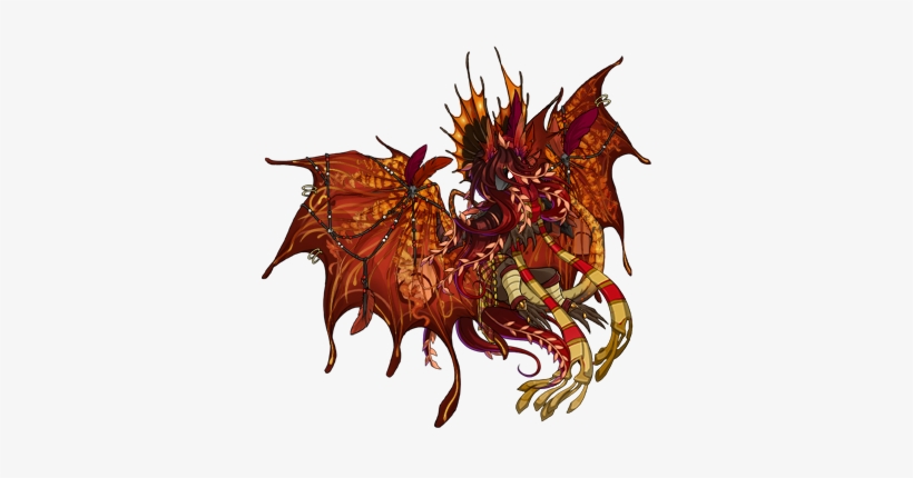 Tonja Prepares Herself For Fall And Winter With A Scarf - Dragon, transparent png
