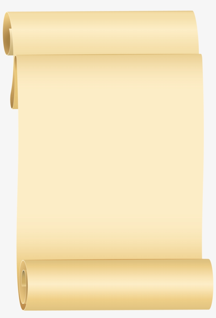 Blank Scroll Png For Kids - Clip Art, transparent png