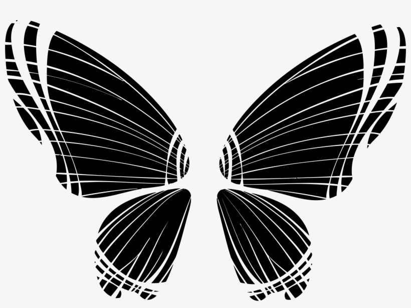 This Free Icons Png Design Of Butterfly Silhouette, transparent png