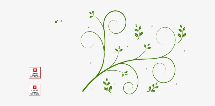 Green Vine - Pretty Flowers On Vines Drawings, transparent png