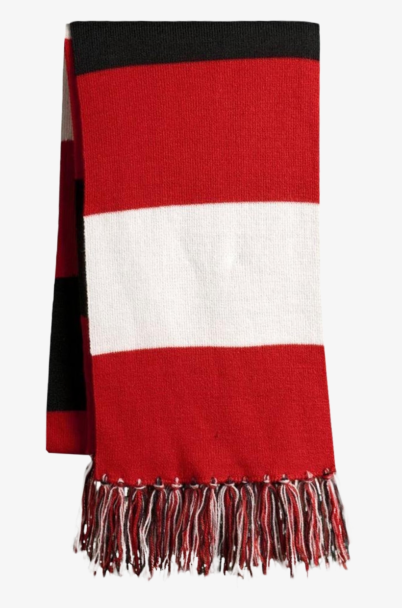Design Factory Tees - Rugby Stripe Knit Winter Scarf School Spirit Team Colors, transparent png