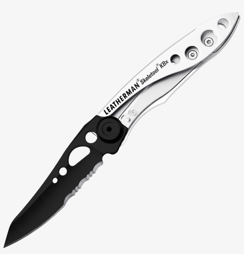Skeletool Kb Pocket Knife, Black & Silver, Knife Blade - Tool Knife, transparent png