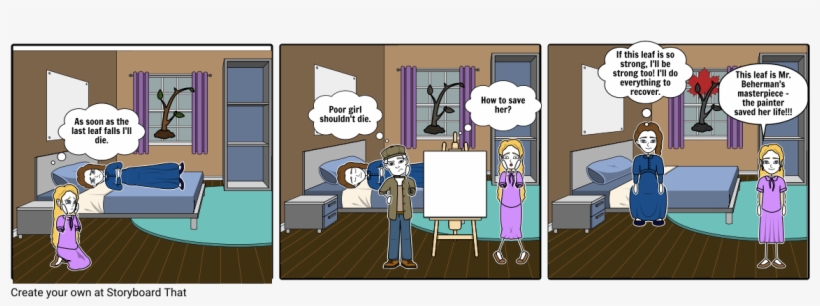 The Last Leaf - Last Leaf Storyboard, transparent png