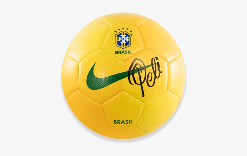 Pele Autographed Brazil Nike Soccer Ball Icons Coa - Pelé Signed Brazil Football, transparent png