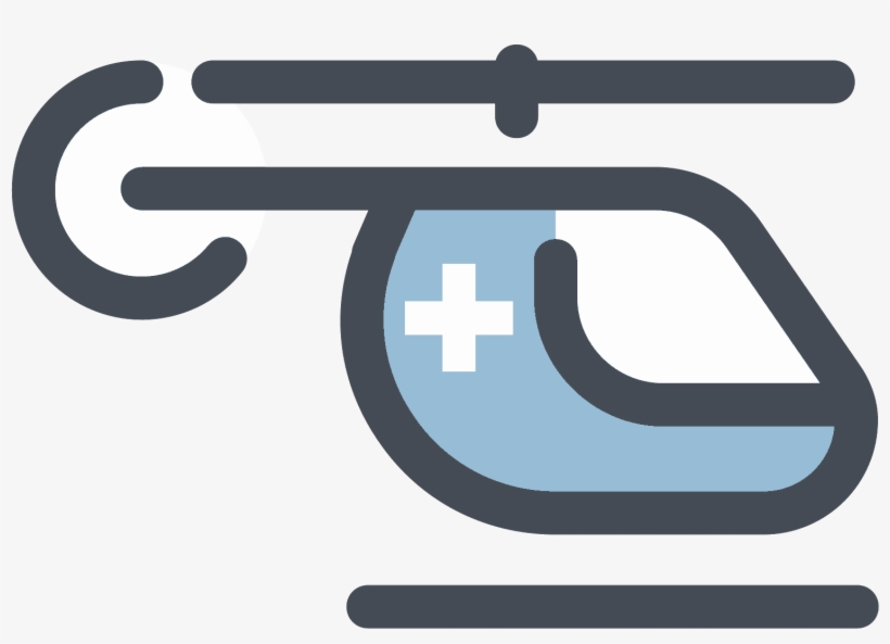 Hospital Helicopter Icon - Icon, transparent png