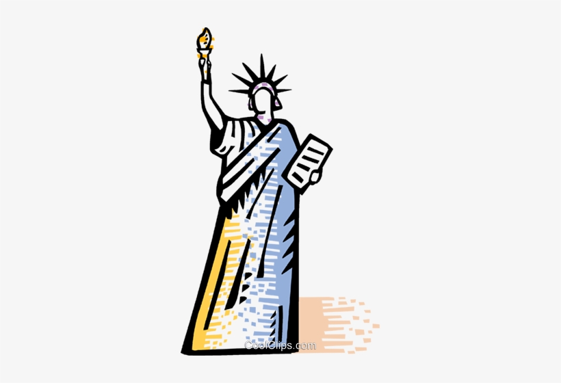 Statue Of Liberty Royalty Free Vector Clip Art Illustration, transparent png