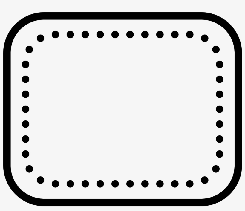 Rounded Rectangle Stroked Icon - Murphy Bed, transparent png