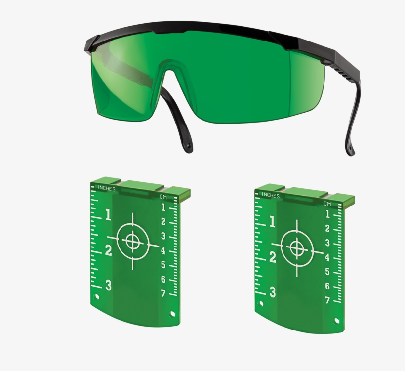 Lasertec Green Laser Glasses And Targets Combo Pack - Glasses Laser Enhancing Green Beam, transparent png