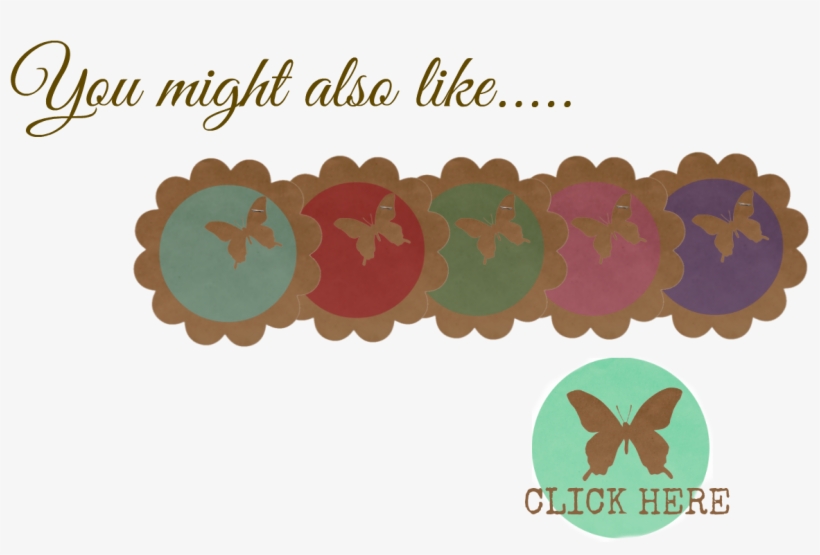 I Designed This Scalloped Circle With The Stapled Butterfly - Make A Wish Alabama, transparent png