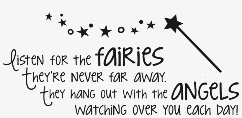 Fairies - Vinyldisorder Call In The Fairies Wall Decal - Vinyl, transparent png