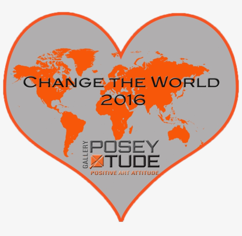 Change The World 2015 Art Competition By Poseytude - World Map, transparent png