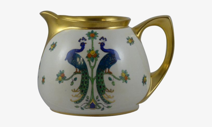 Pickard “oriental Birds” Lemonade Pitcher Signed Bessie - Blue And White Porcelain, transparent png