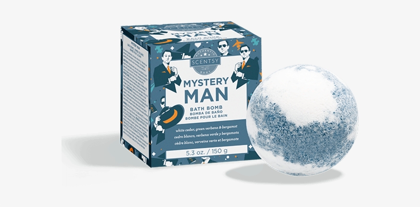 Mystery Man Scentsy Bath Bomb - Scentsy Fall Winter 2018 Bath Bombs, transparent png
