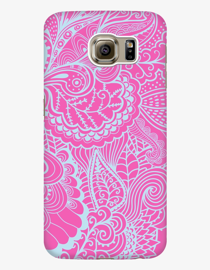 Pink And Blue Lace Phone Case - Chakras And Koshas - Cd, transparent png