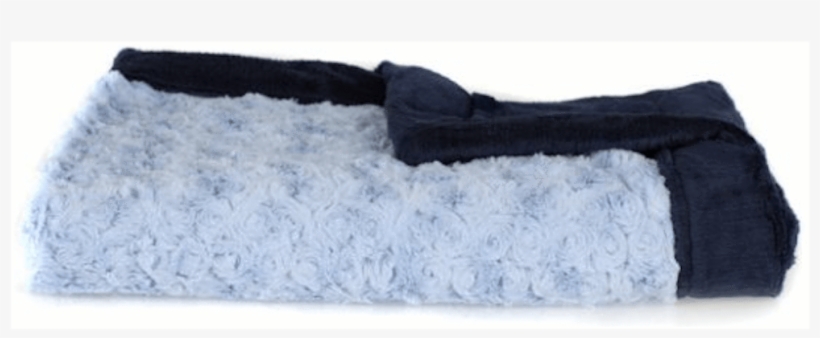 Light Blue Swirl Navy Lush Mini Blanket - Saranoni Receiving Blanket Light Blue Swirl/navy Lush, transparent png