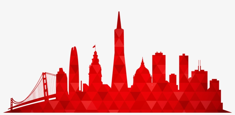 San Francisco Salsa Bachata Kizomba Congress - San Francisco Skyline Graphic, transparent png