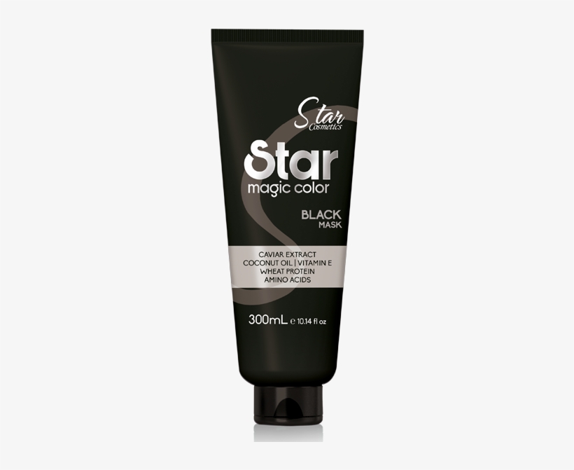 Star Magic Color Black Mask - Color, transparent png