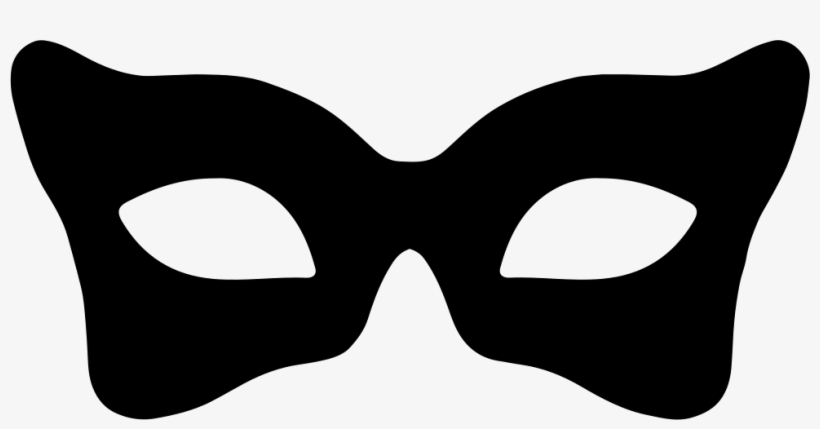 Carnival Black Mask, transparent png