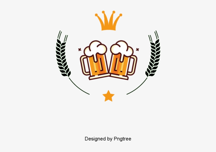 Aesthetic Cartoon Beer Summer Drink, Beautiful, Cool, - Beer, transparent png