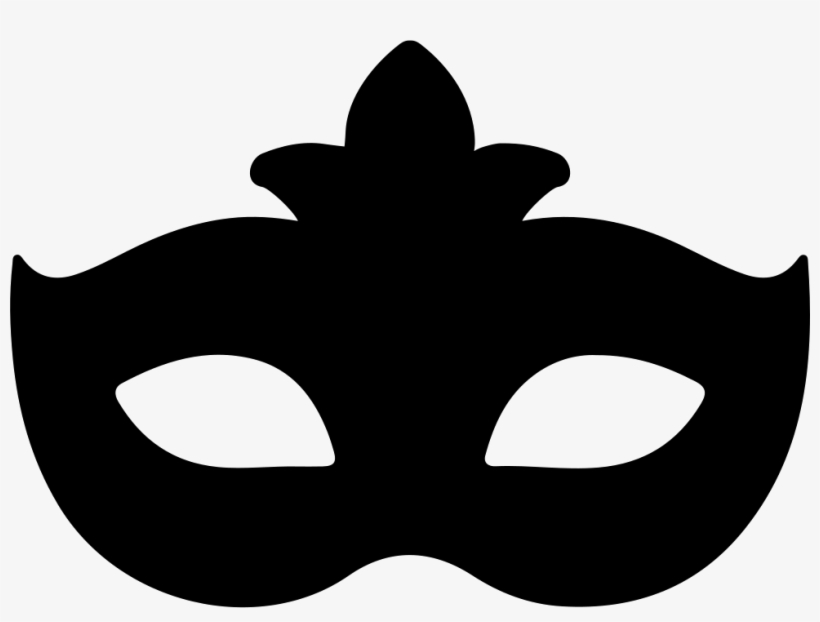 Carnival Mask Black Shape, transparent png