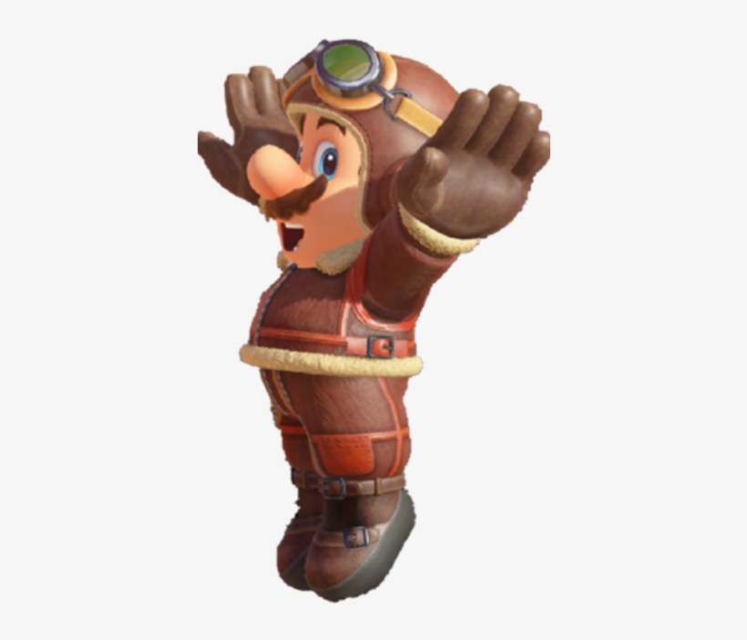 Aviator Mario 3 - Cartoon, transparent png