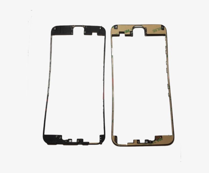 Iphone 6 Black Lcd Supporting Frame Bezel With Adhesive - Mobile Phone Case, transparent png