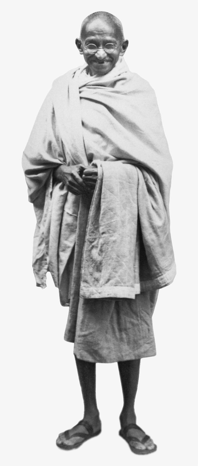 Download - Mahatma Gandhi Cut Out, transparent png