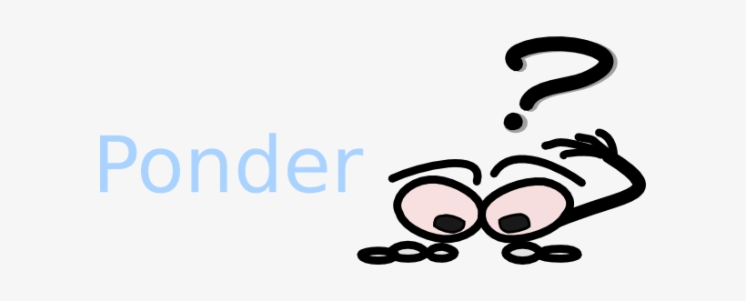 Ponder Clip Art - Ponder Clipart, transparent png