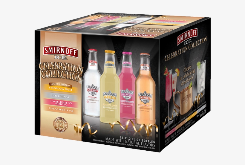 Smirnoff Ice Celebration Pack - Smirnoff Ice Seasonal Variety Pack, transparent png