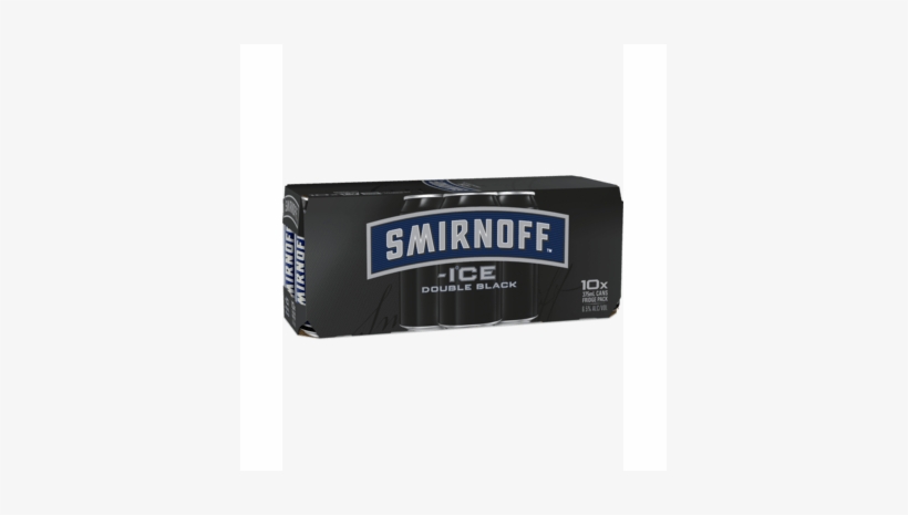 Smirnoff Ice Double Black 10 Pack, transparent png