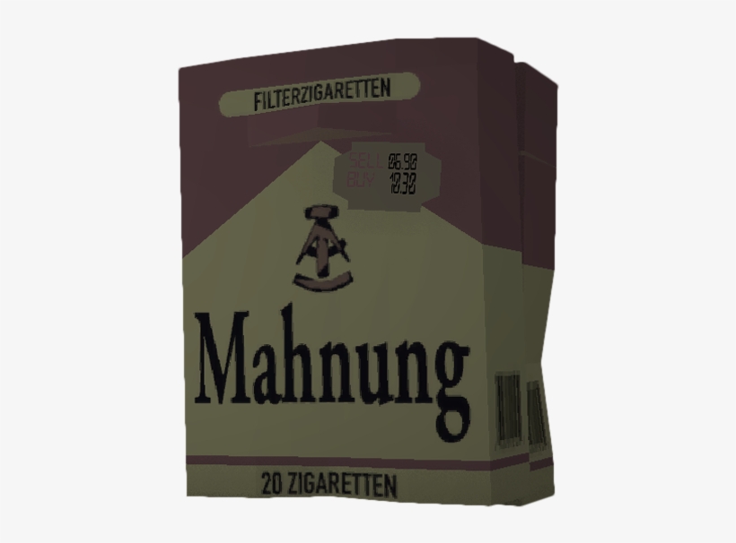 Item Cigarette Pack - Mahnung Cigarette, transparent png