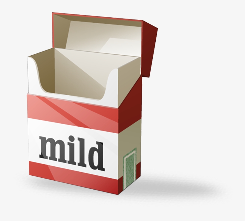 Custom Cigarette Packaging - Cigarette Packet Empty, transparent png